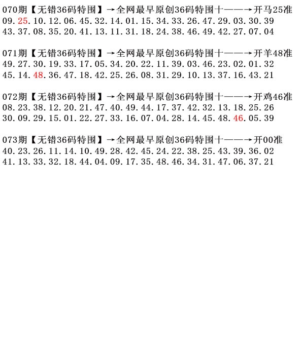 073期36码特围[图]