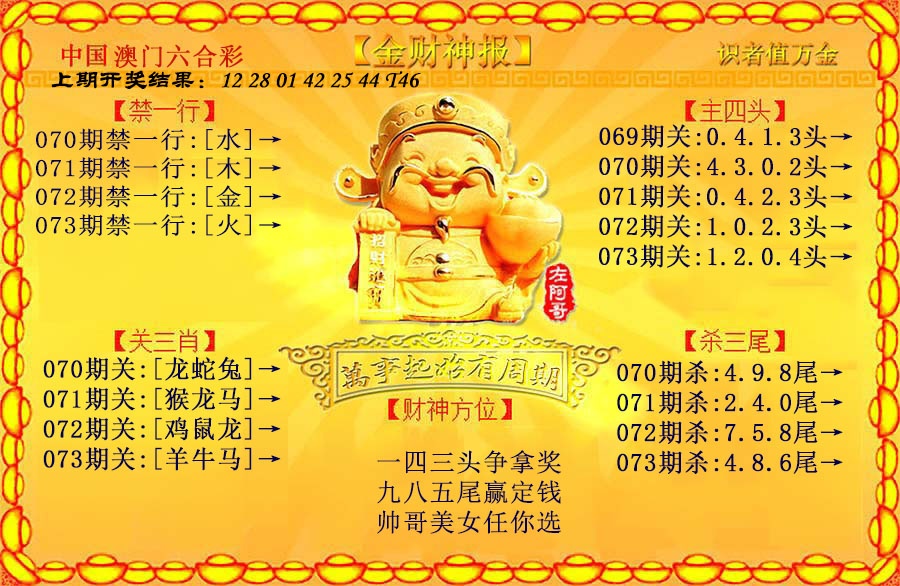 073期金财神[图]