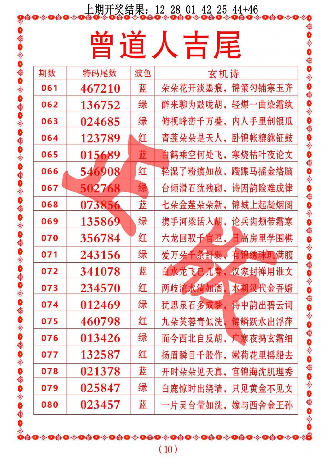 073期曾道人吉尾[图]