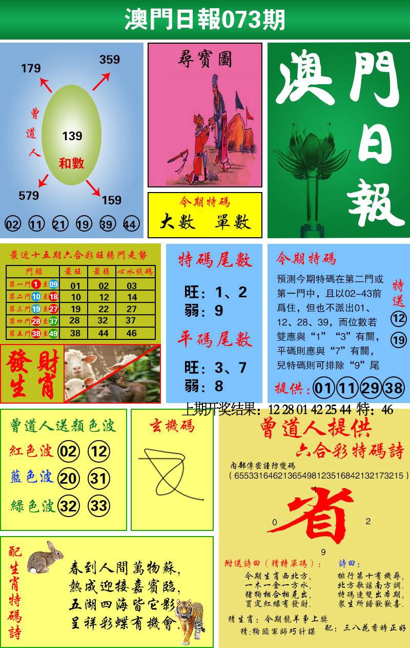 073期澳门日报[图]