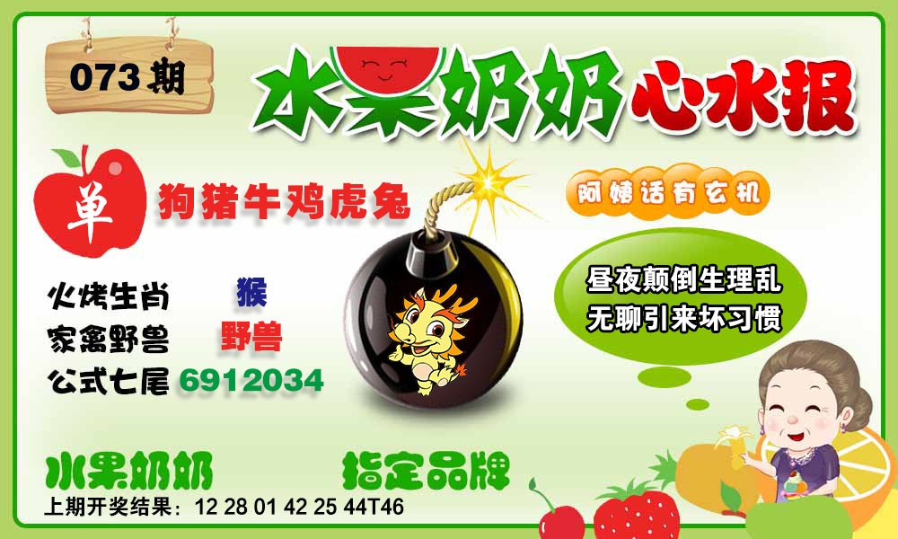 073期水果心水报[图]