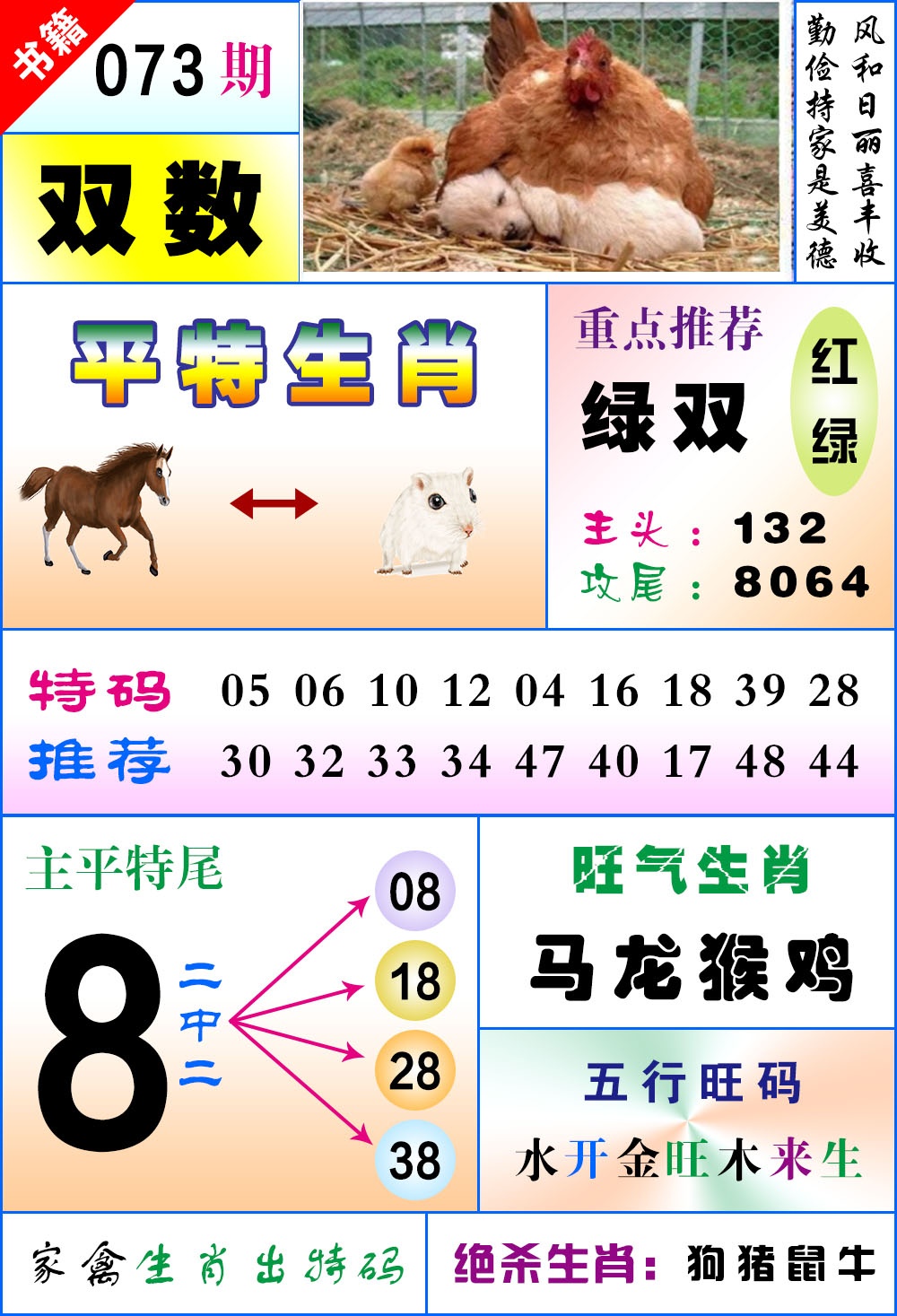 073期澳门风水平特[图]
