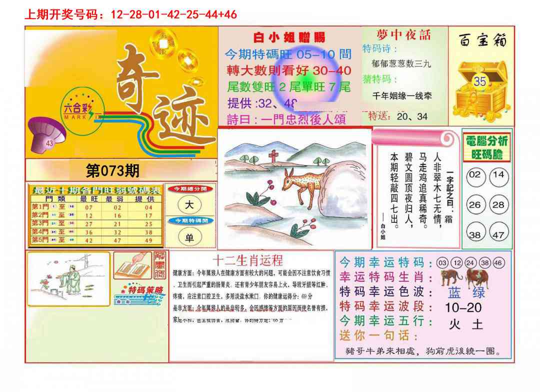 073期九龍奇迹A(推荐)[图]