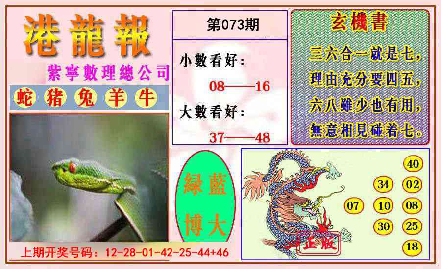 073期港龙报[图]