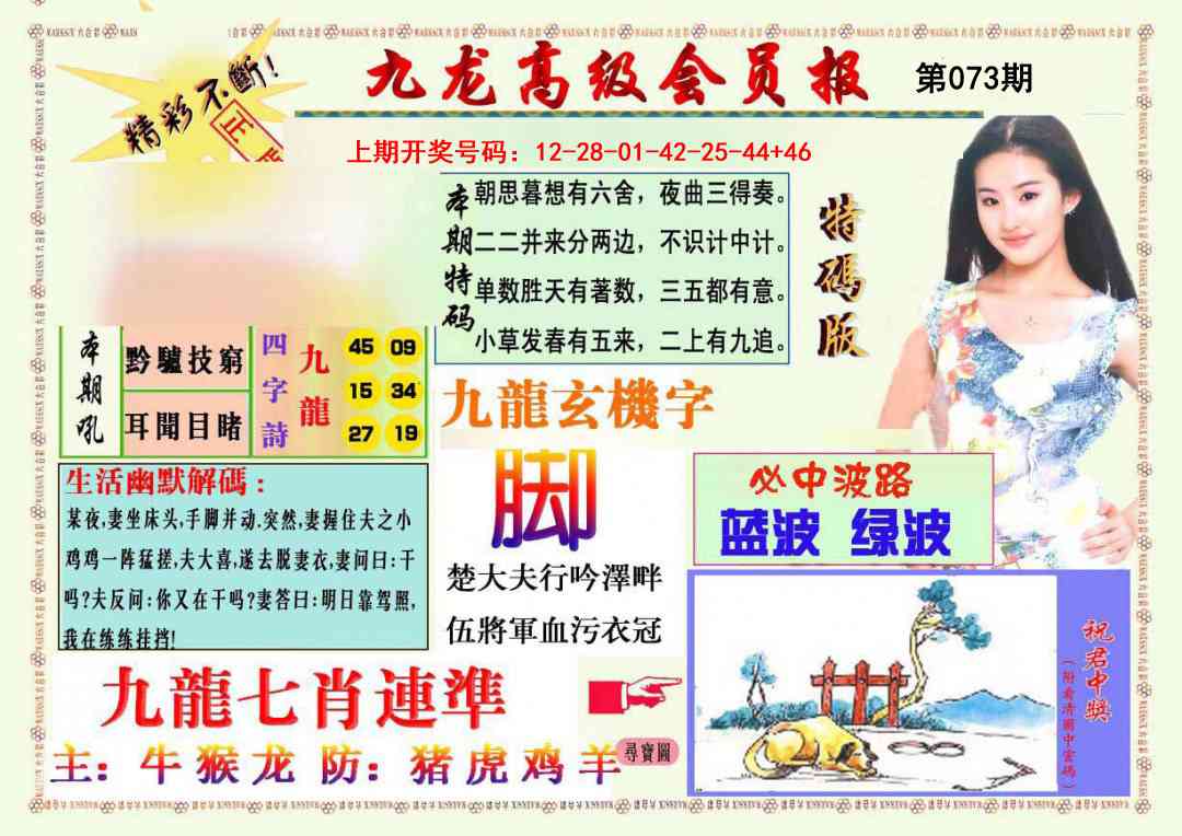 073期九龙高级会员报[图]