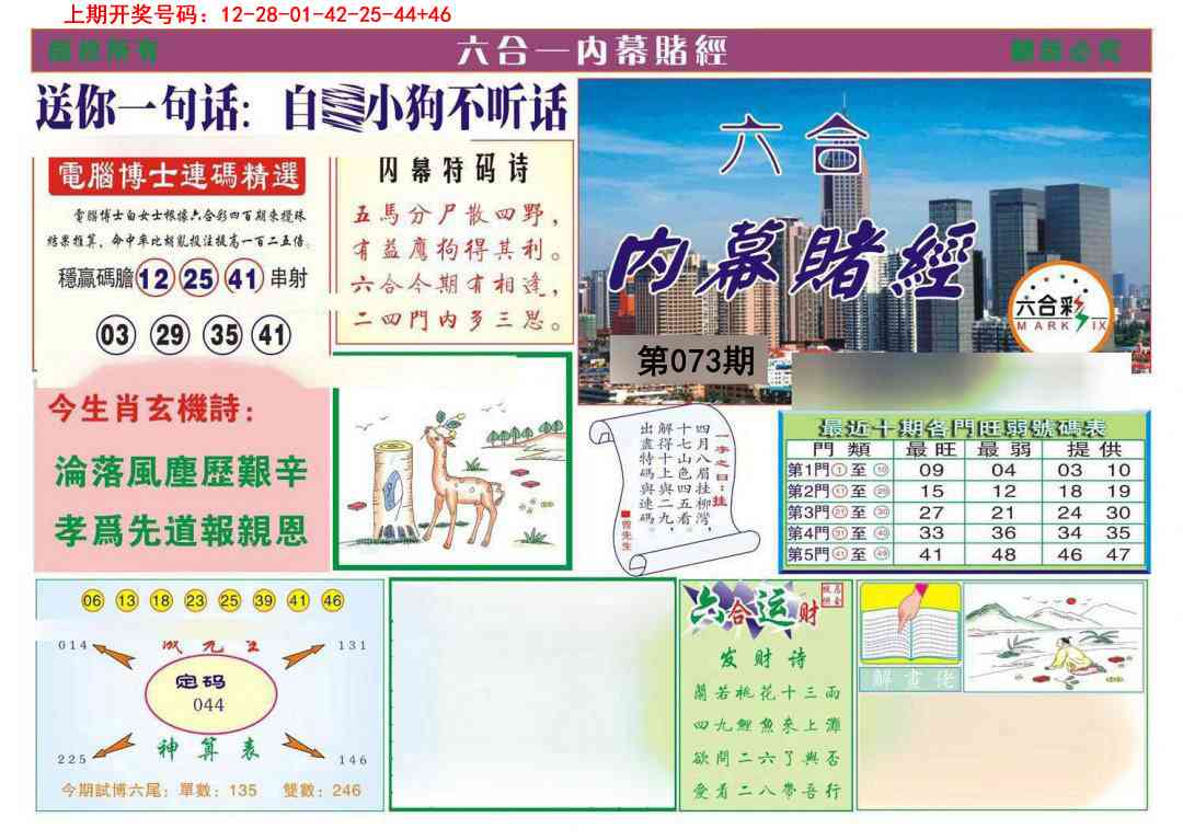 073期内幕赌经[图]