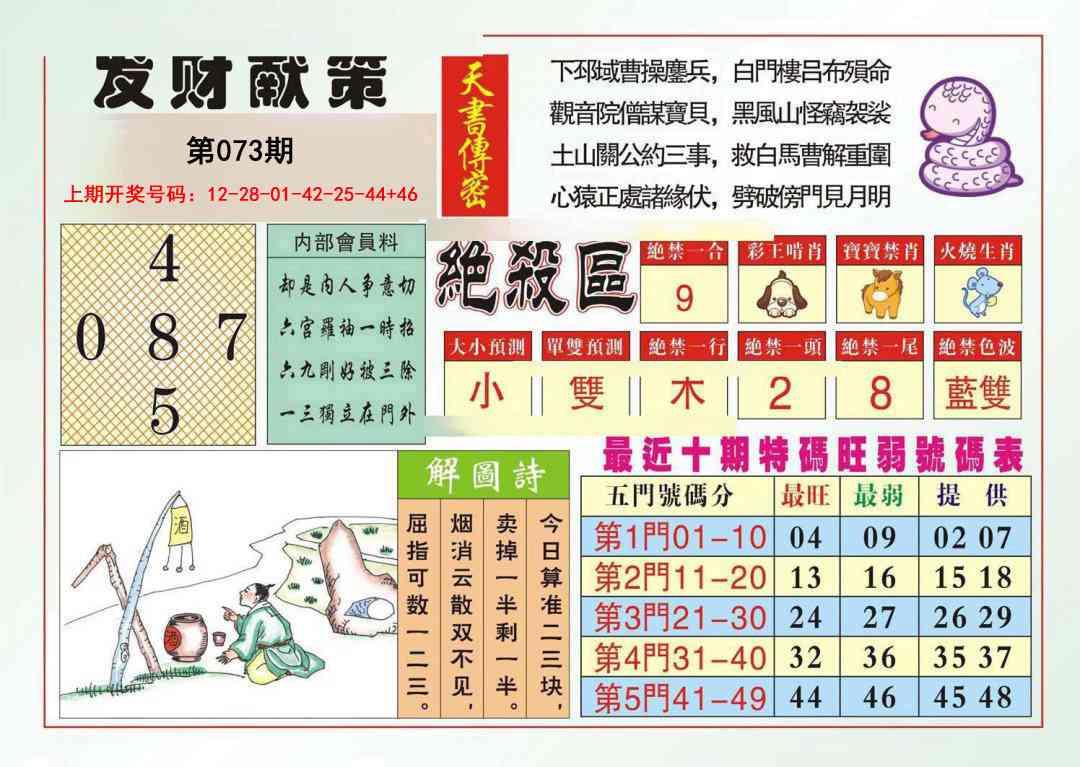 073期发财献策[图]