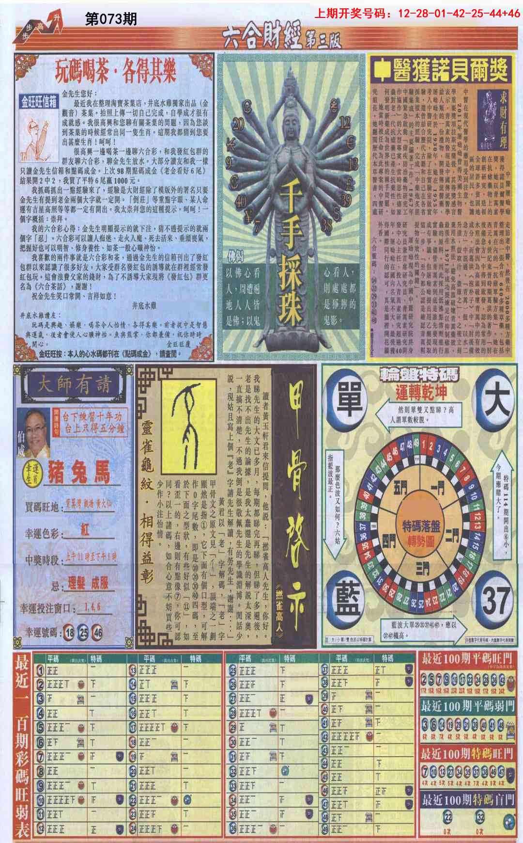 073期六合财经C加大版[图]