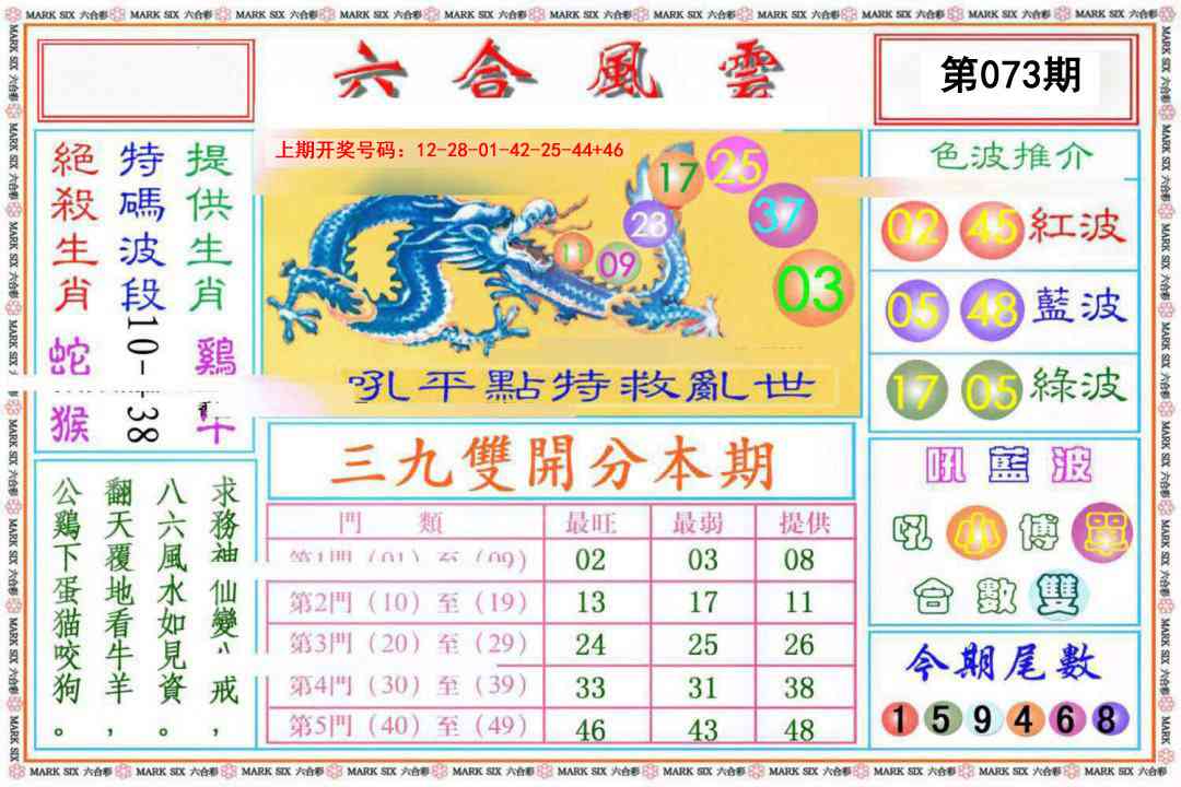 073期六合风云《另版》[图]
