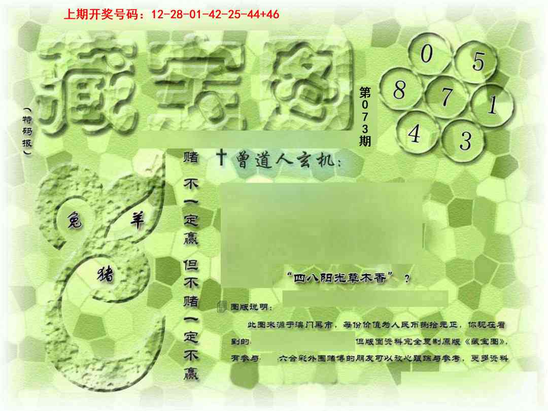 073期假新藏宝图[图]
