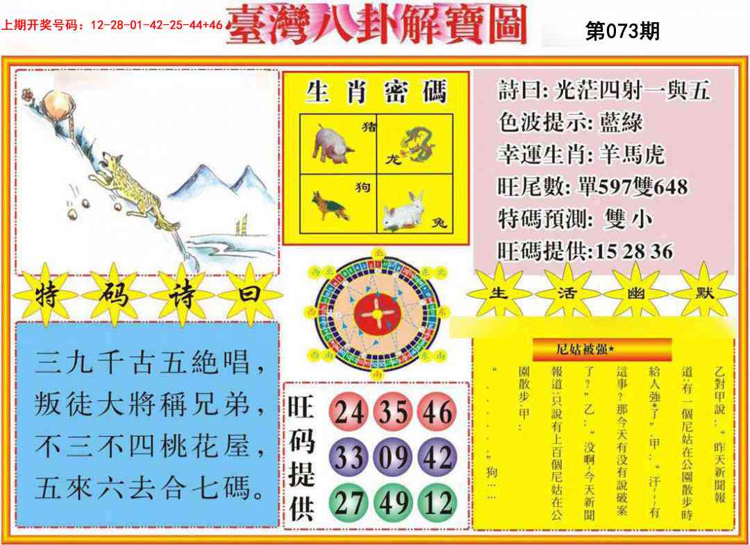 073期台湾八卦解宝图[图]