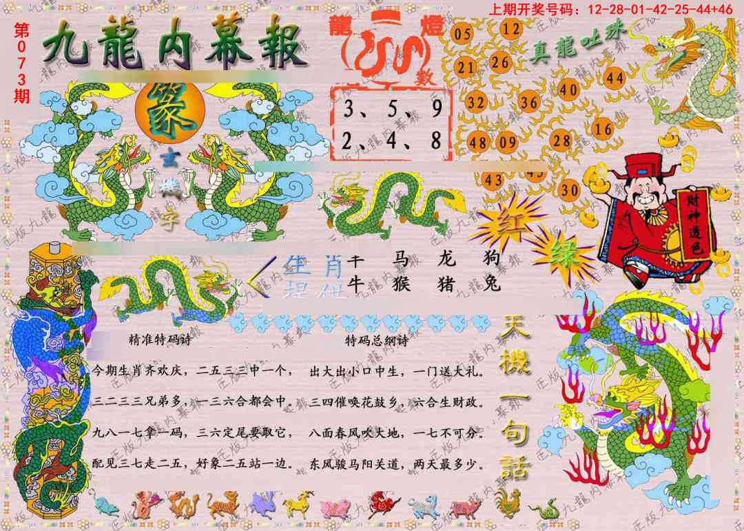 073期正版九龙内幕报[图]