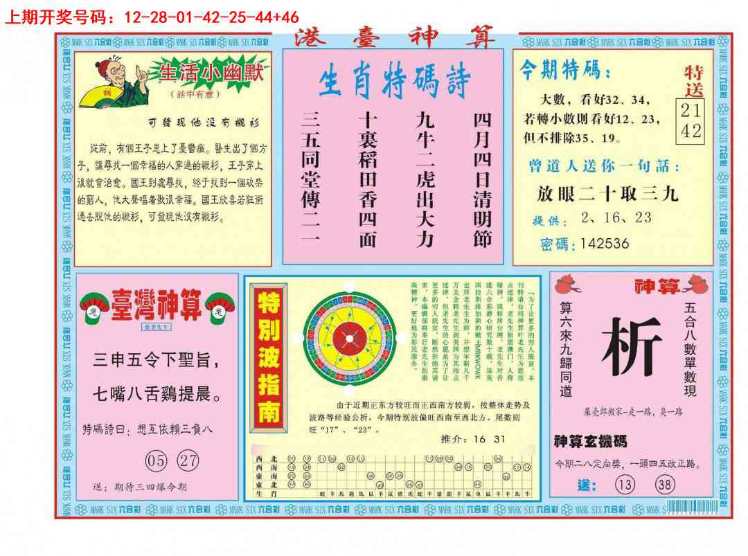 073期港台神算B[图]