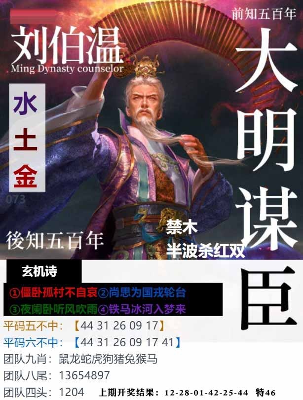 073期大明谋臣[图]